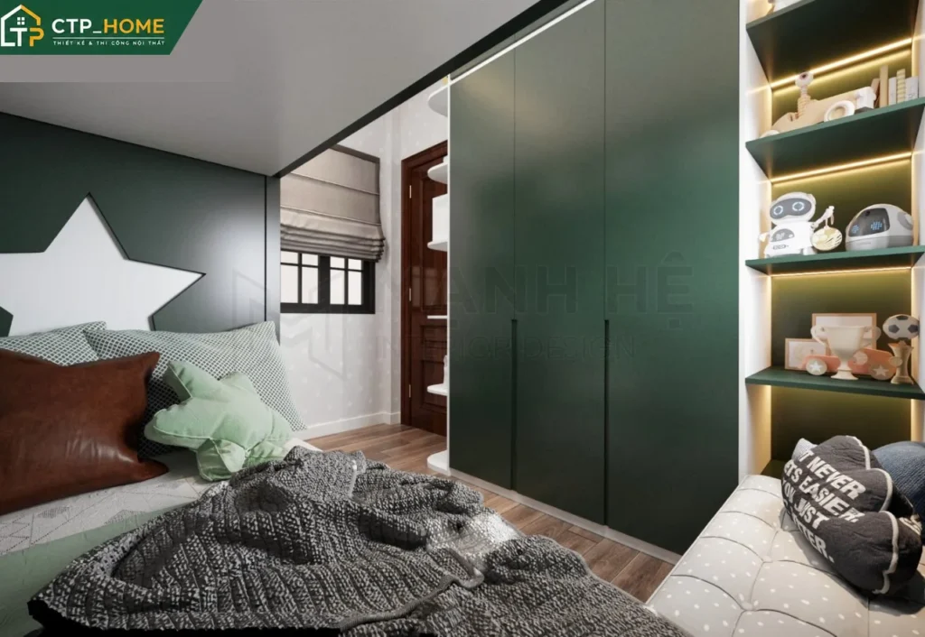 Thiết kế nội thất nhà phố Cô Liễu Long An 150m2 – 3PN hiện đại - Ảnh 8