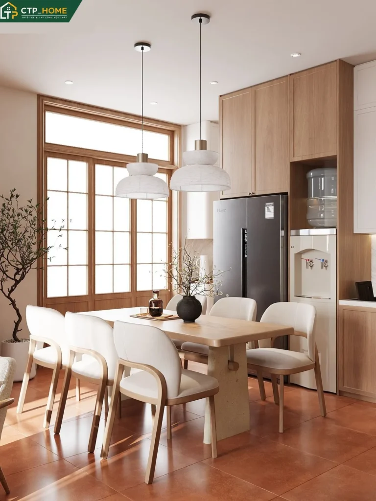 Thiết Kế Nội Thất Nhà Phố Nhà Bè Chị V 2 Tầng Hiện Đại - Ảnh 2