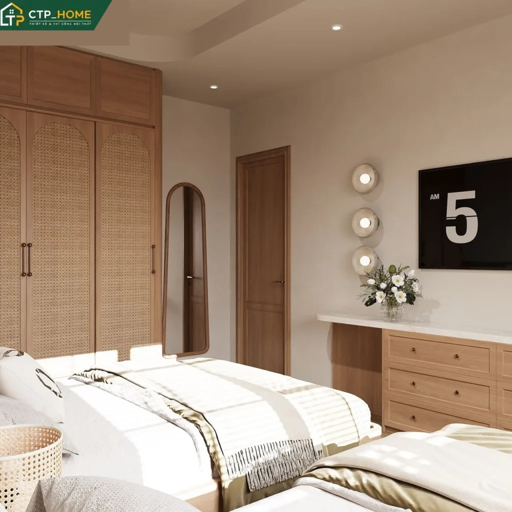 Thiết Kế Nội Thất Nhà Phố Nhà Bè Chị V 2 Tầng Hiện Đại - Ảnh 8
