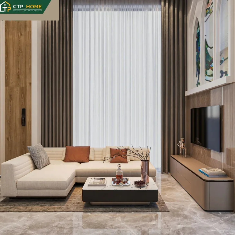 Thiết kế nội thất nhà phố Quận 12 68m2 2 tầng hiện đại – Anh D - Ảnh 7