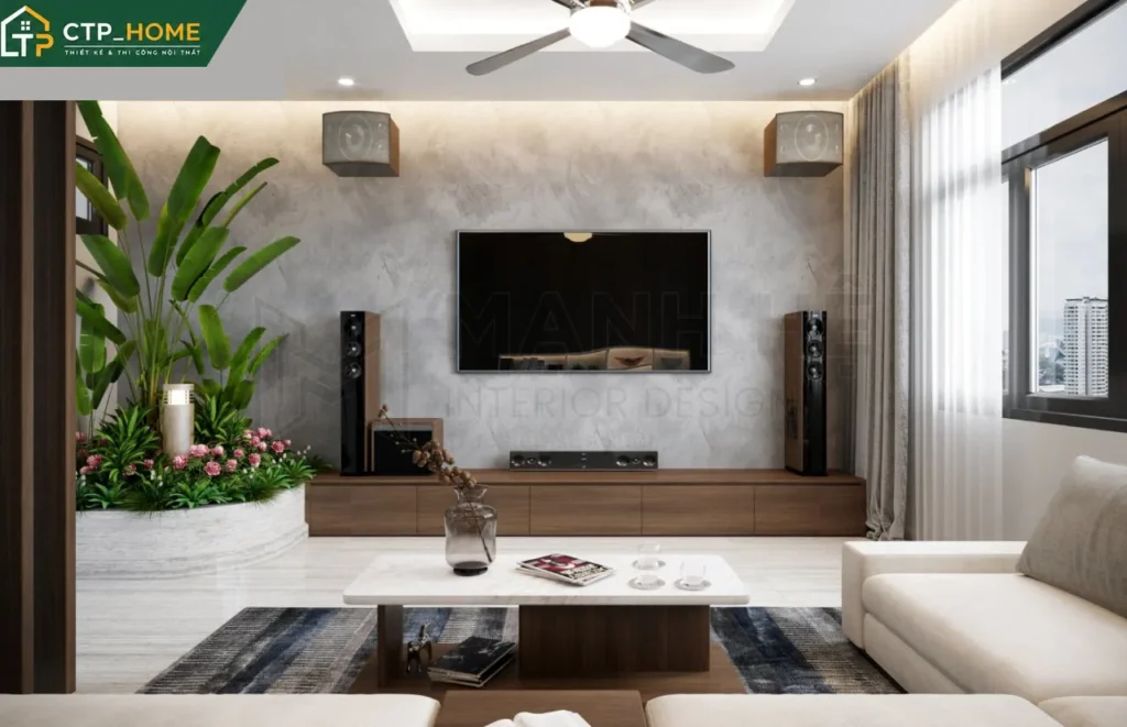Thiết kế nội thất nhà phố Quận 9 150m2 – Chị Thủy – 3 tầng hiện đại - Ảnh 4