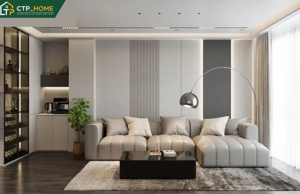 Thiết kế nội thất nhà phố Tân Bình 250m2 3 tầng hiện đại – Chị Huyền - Ảnh 1