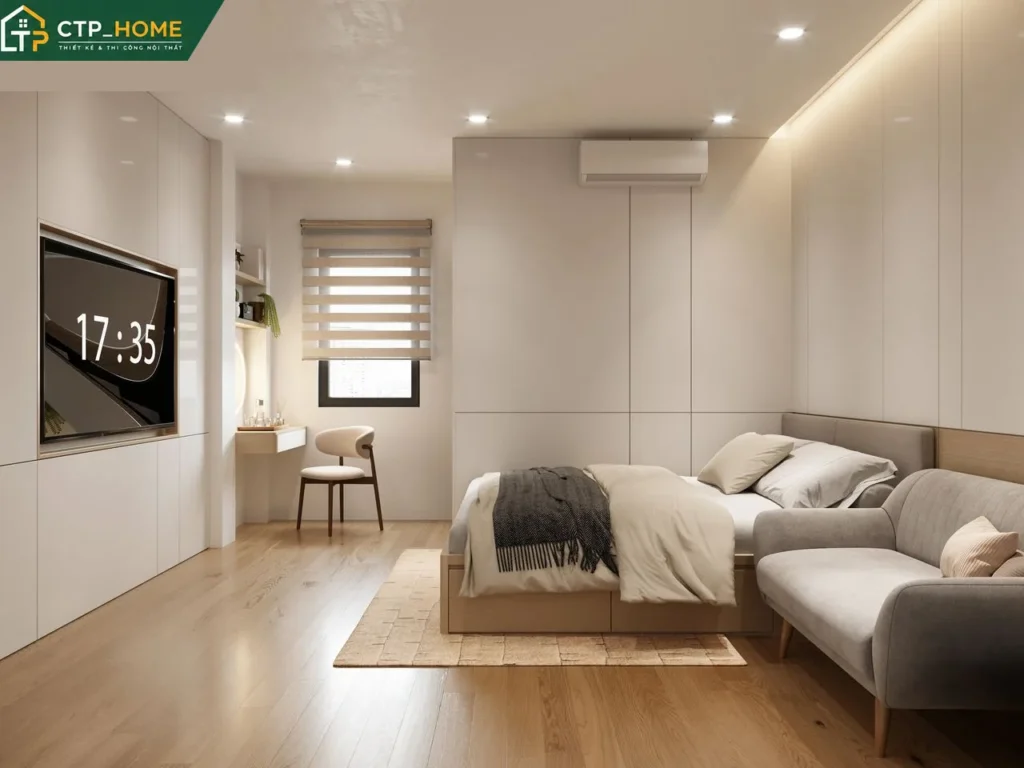 Thiết kế nội thất nhà phố Tân Bình 250m2 3 tầng hiện đại – Chị Huyền - Ảnh 5