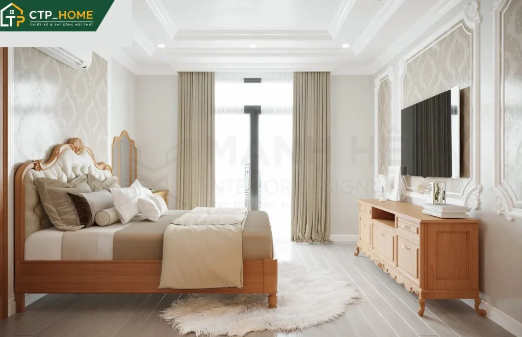 Thiết kế nội thất nhà phố Tân Bình 150m2 3 tầng hiện đại – CTP_HOME - Ảnh 4