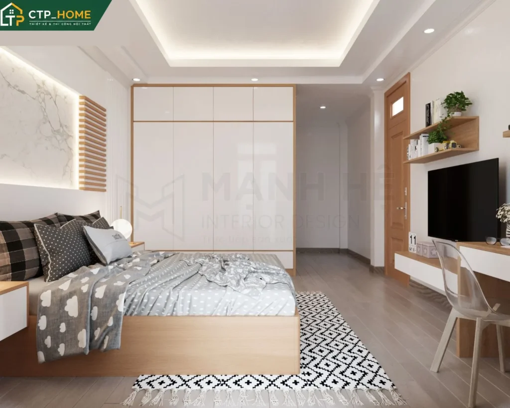 Thiết kế nội thất nhà phố Tân Bình 150m2 3 tầng hiện đại – CTP_HOME - Ảnh 8