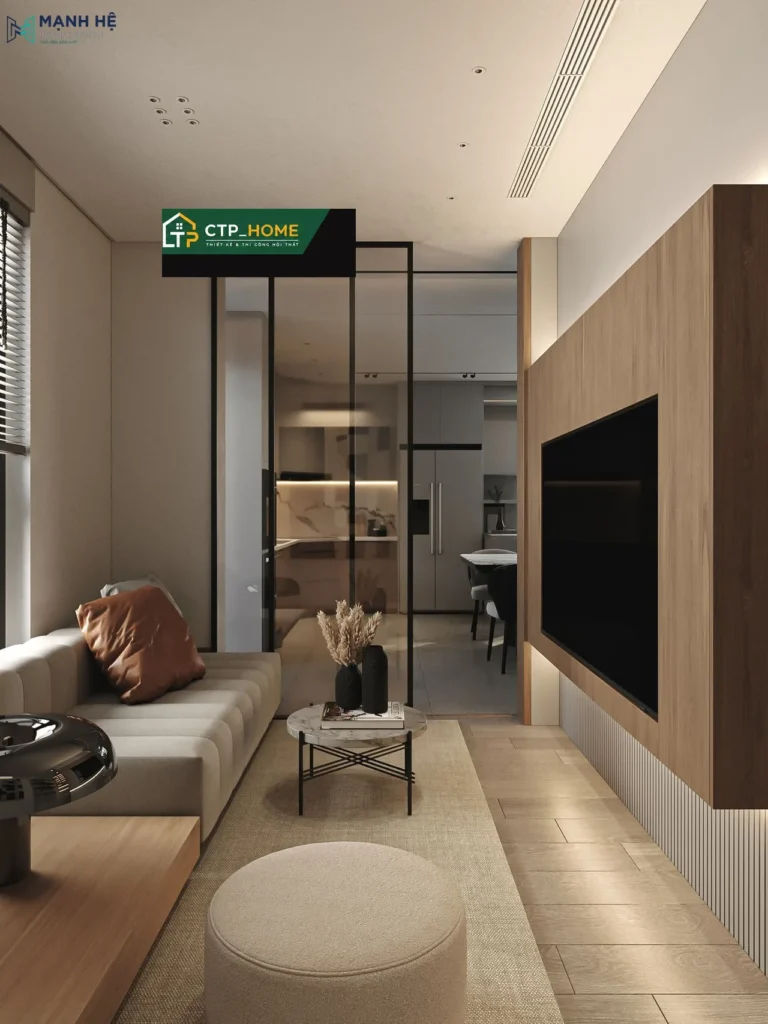 Thiết kế nội thất nhà phố Quận 8 – Chị Thư – 4 tầng hiện đại, tối ưu không gian - Ảnh 2