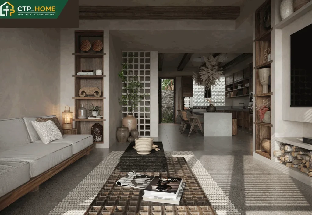Thiết kế nội thất nhà phố Nine South Quận 8 – Anh Mạnh – 3 tầng - Ảnh 2