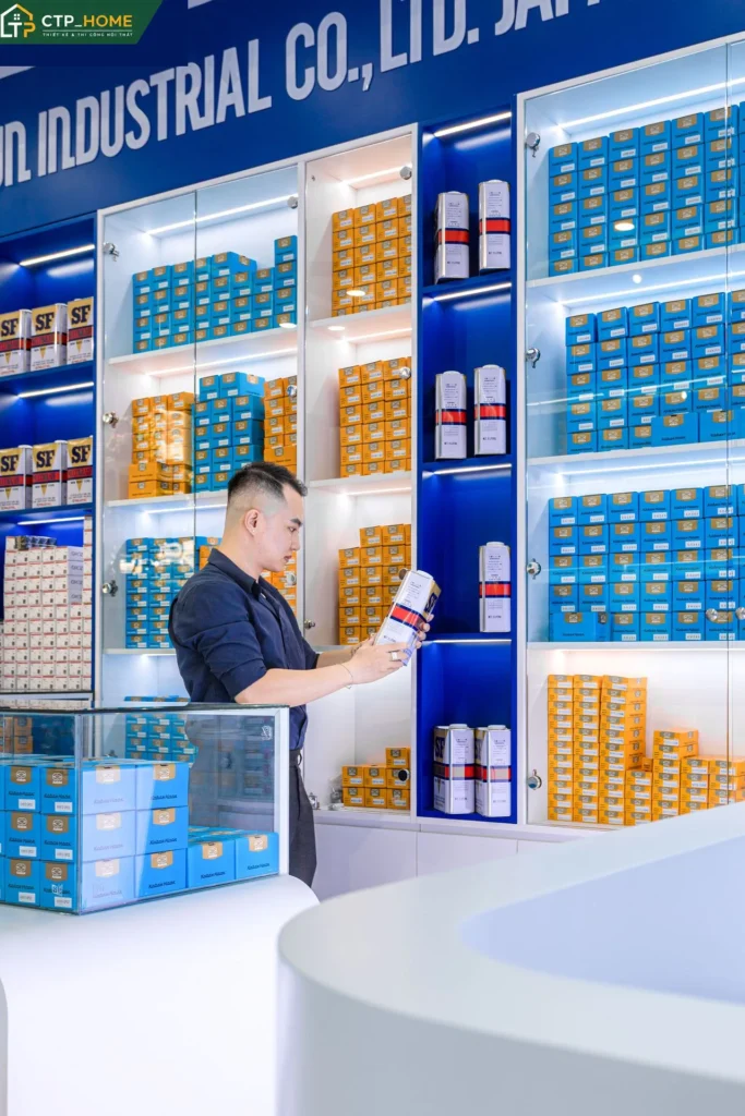 Hoàn thiện nội thất showroom Koban Tân Bình 28m2 3 tầng hiện đại - Ảnh 9