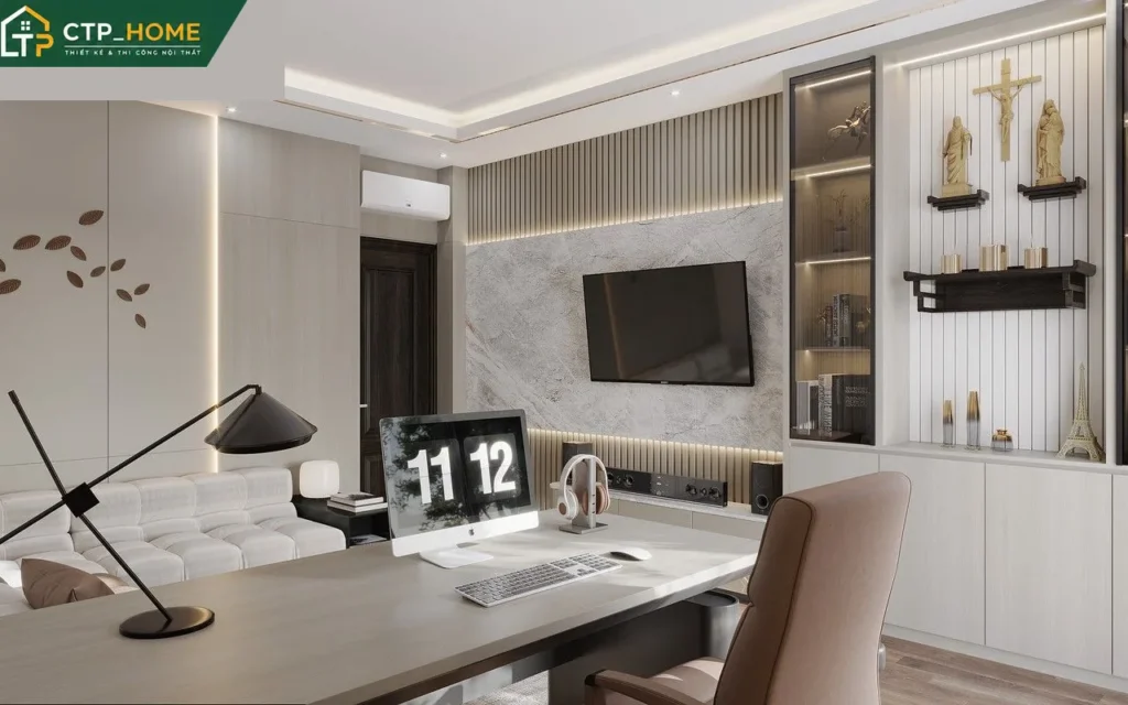 Thiết Kế Nội Thất Văn Phòng Bình Tân 20m2 Hiện Đại – CTP_HOME - Ảnh 2