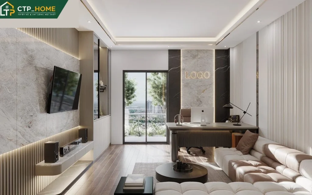 Thiết Kế Nội Thất Văn Phòng Bình Tân 20m2 Hiện Đại – CTP_HOME - Ảnh 4
