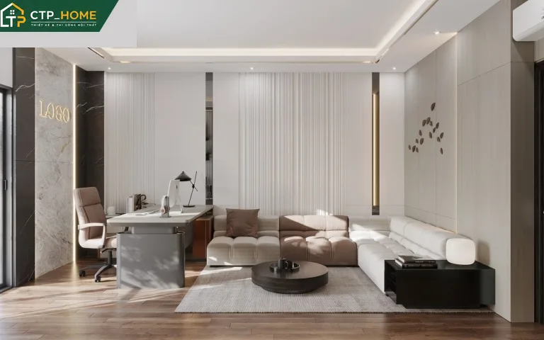 Thiết Kế Nội Thất Văn Phòng Bình Tân 20m2 Hiện Đại – CTP_HOME - Ảnh 5