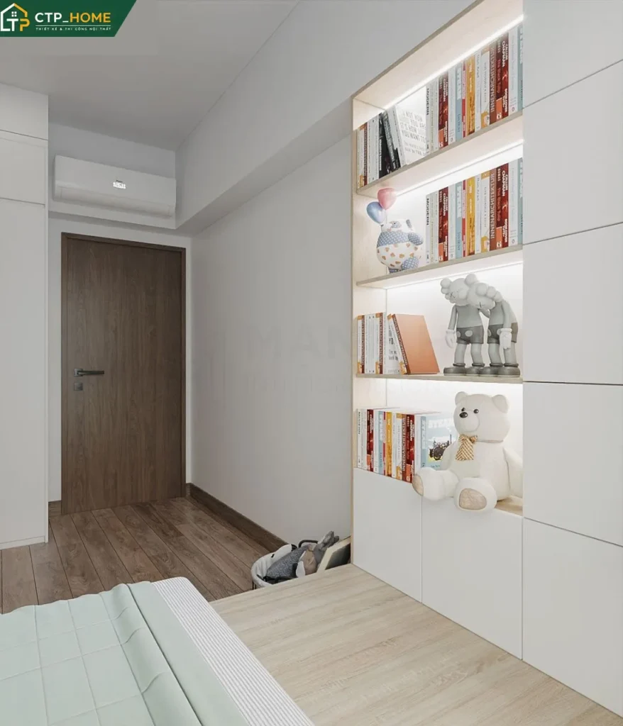 Thiết kế nội thất chung cư One Verandah 80m2 2 phòng ngủ hiện đại - Ảnh 8