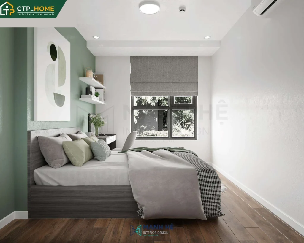 Thiết kế nội thất chung cư One Verandah 70m2 hiện đại cho chị Trang - Ảnh 9