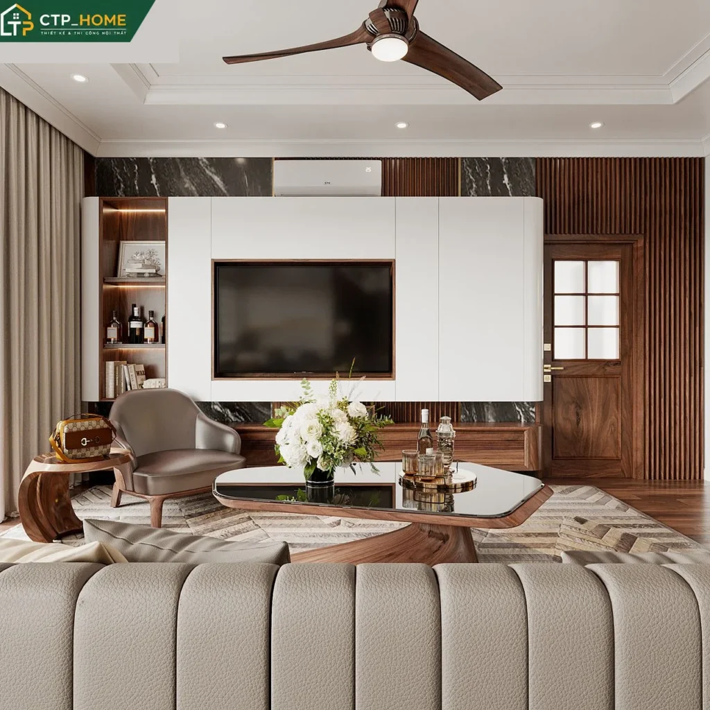Thiết kế nội thất chung cư Phú Đông Premier Bình Dương 133m2 hiện đại - Ảnh 1