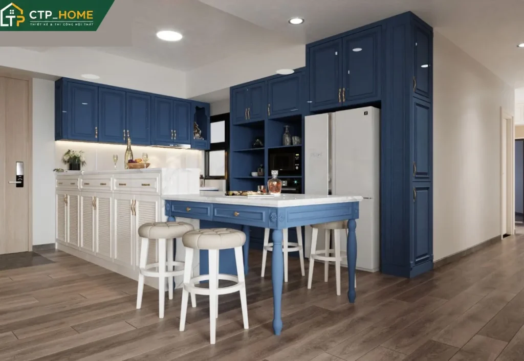 Thiết kế nội thất chung cư Riviera Point 55m2 hiện đại cho chị Hương - Ảnh 9