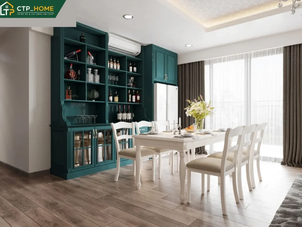 Thiết kế nội thất chung cư Riviera Point 55m2 hiện đại cho chị Hương - Ảnh 5
