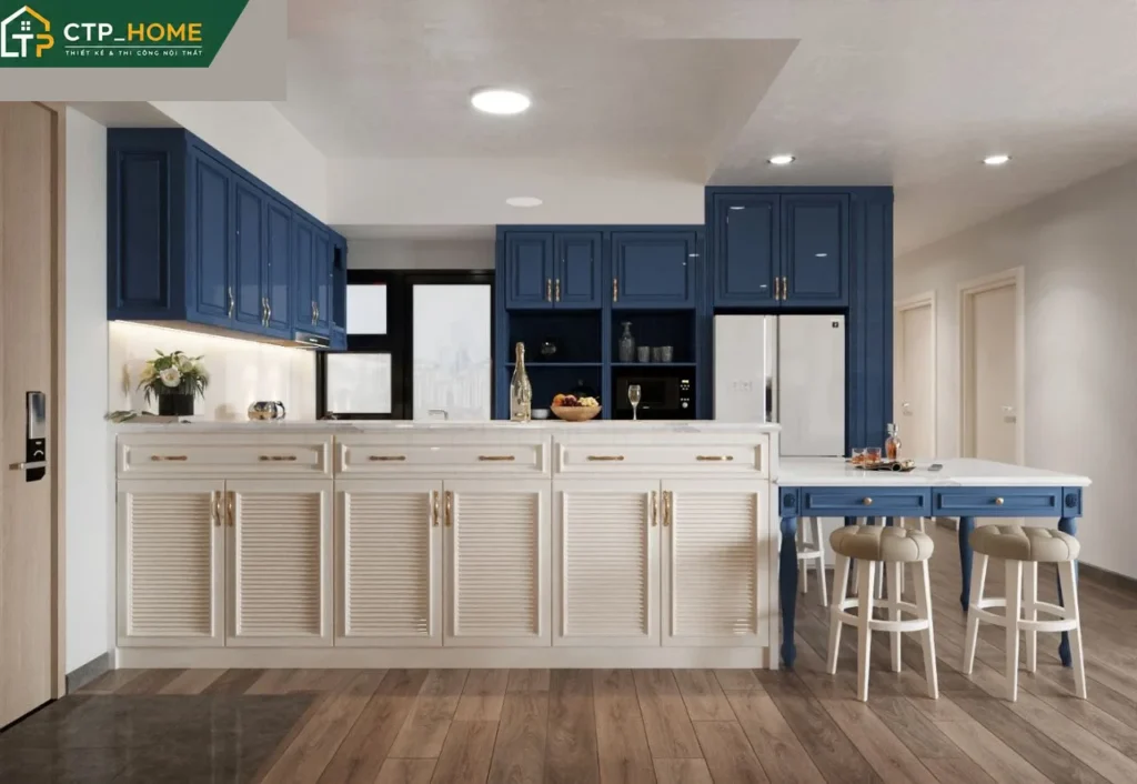 Thiết kế nội thất chung cư Riviera Point 55m2 hiện đại cho chị Hương - Ảnh 7