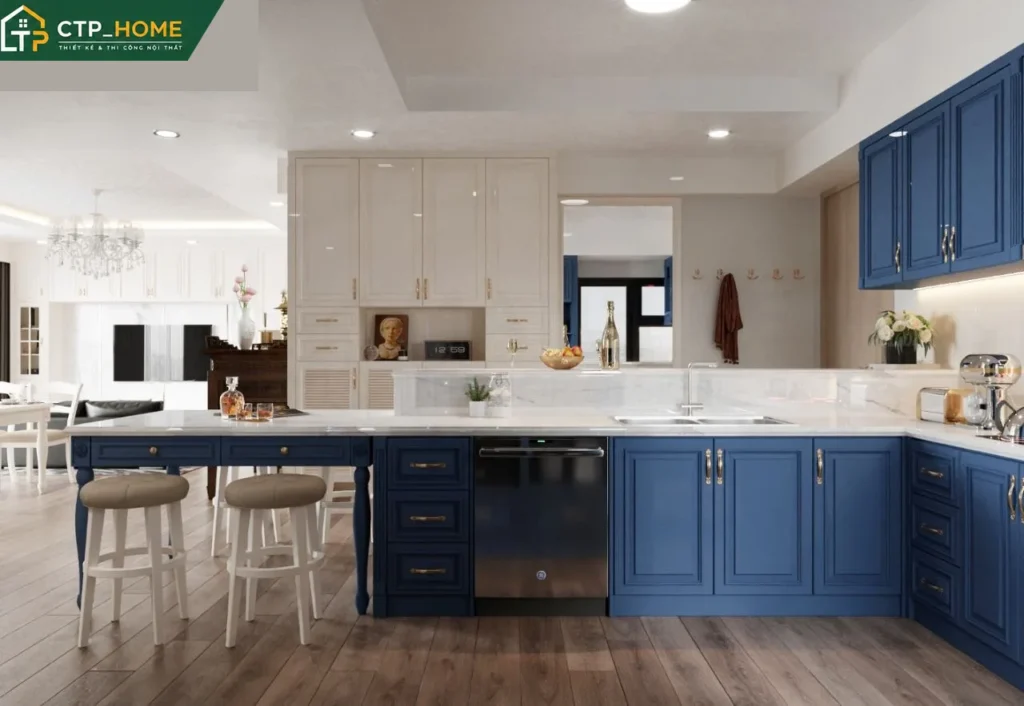 Thiết kế nội thất chung cư Riviera Point 55m2 hiện đại cho chị Hương - Ảnh 8