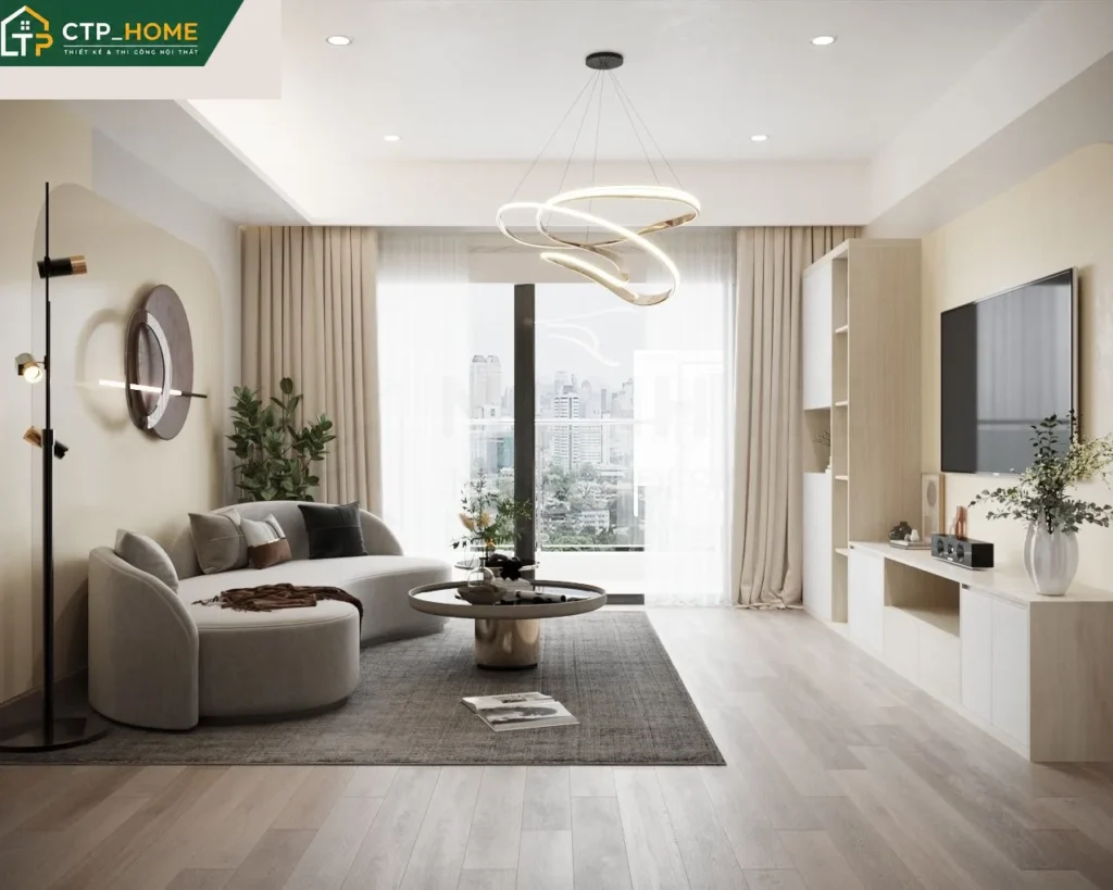 Thiết kế nội thất chung cư Saigon Airport Plaza 95m2 hiện đại – CTP_HOME - Ảnh 2