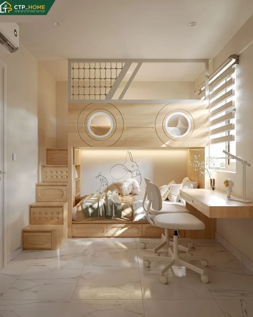 Thiết Kế Nội Thất Chung Cư Saigon Homes 76m2 3 Phòng Ngủ Đẹp - Ảnh 6