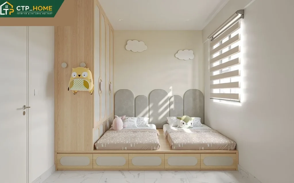 Thiết Kế Nội Thất Chung Cư Saigon Homes 76m2 3 Phòng Ngủ Đẹp - Ảnh 8