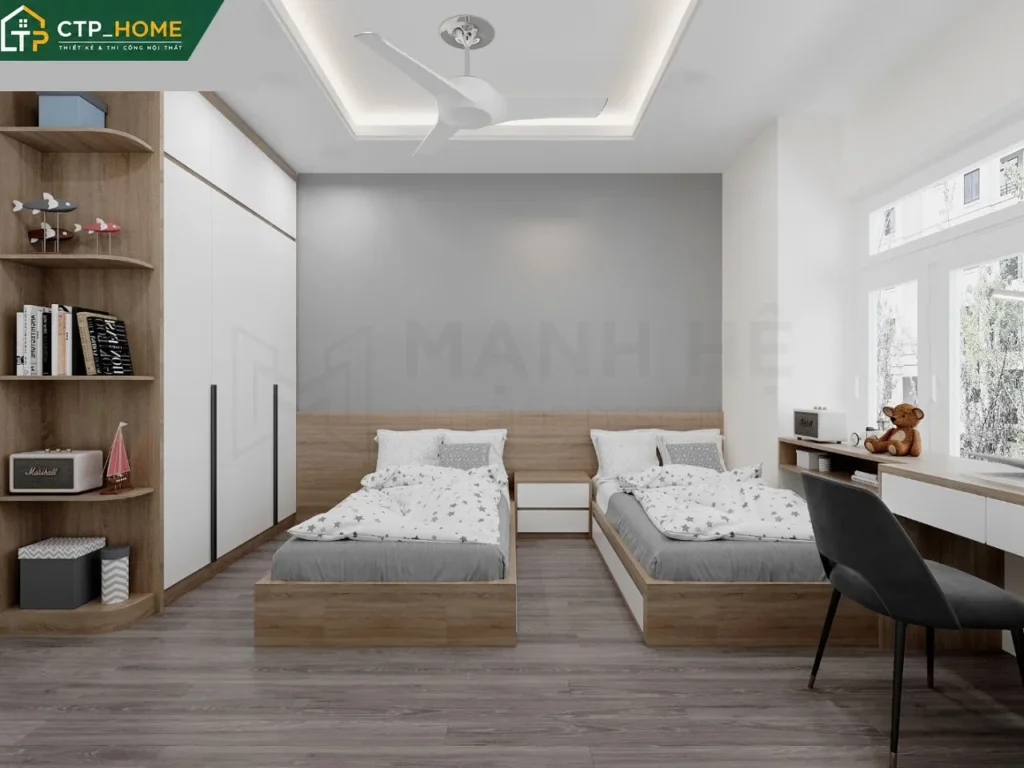 Thiết kế nội thất chung cư Saigon Pearl 115m2 hiện đại tại Quận Bình Thạnh - Ảnh 9