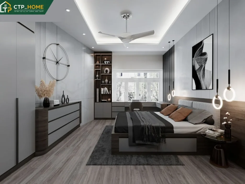 Thiết kế nội thất chung cư Saigon Pearl 115m2 hiện đại tại Quận Bình Thạnh - Ảnh 7