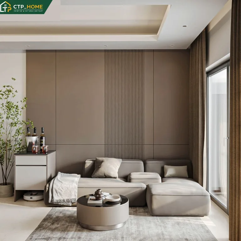 Thiết kế nội thất chung cư Saigon Riverside Q7 68m2 hiện đại – CTP_HOME - Ảnh 9