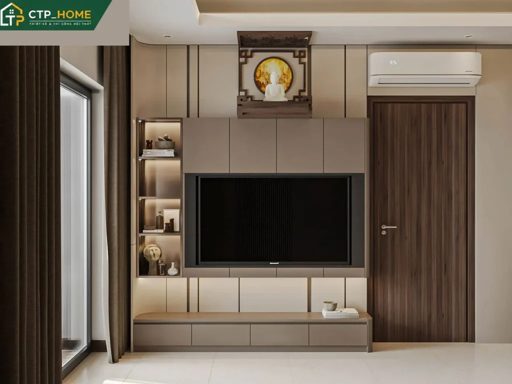 Thiết kế nội thất chung cư Saigon Riverside Q7 68m2 hiện đại – CTP_HOME - Ảnh 1
