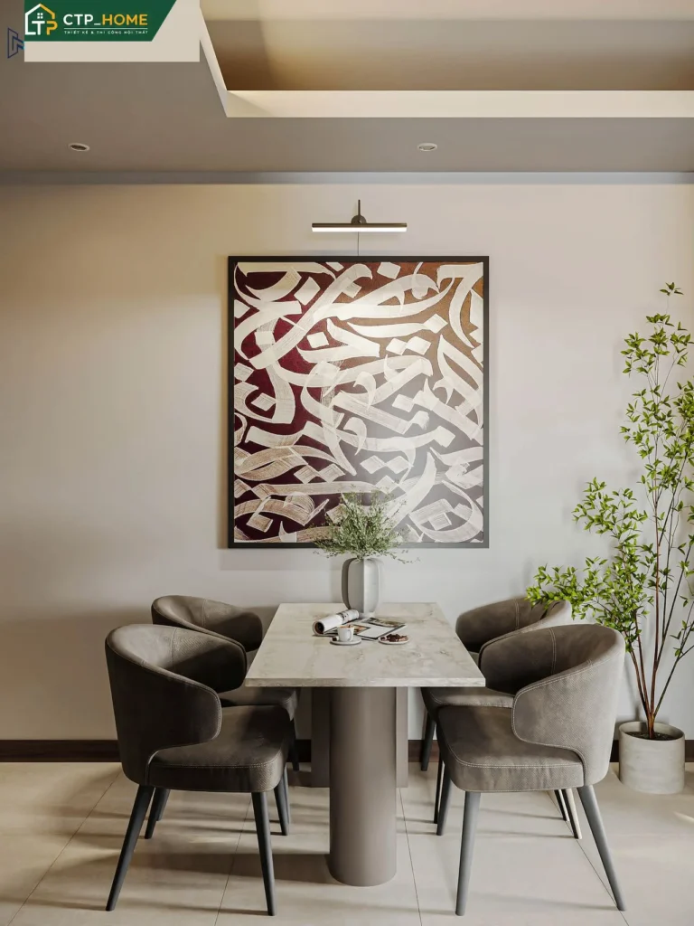Thiết kế nội thất chung cư Saigon Riverside Q7 68m2 hiện đại – CTP_HOME - Ảnh 3