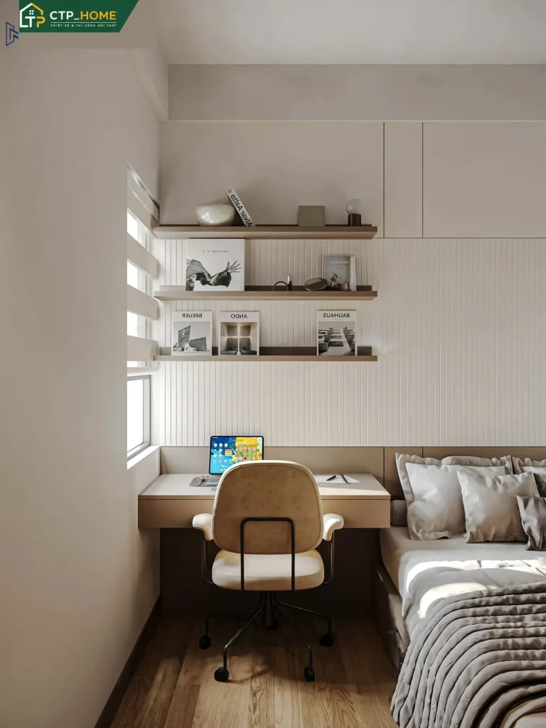 Thiết kế nội thất chung cư Saigon Riverside Q7 68m2 hiện đại – CTP_HOME - Ảnh 8