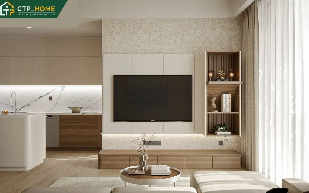 Thiết Kế Nội Thất Sarina Quận 2 127m2 3PN Hiện Đại - Ảnh 1