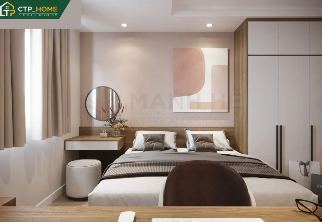 Thiết kế nội thất chung cư Screc Tower 76m2 hiện đại tại Quận 3 - Ảnh 9