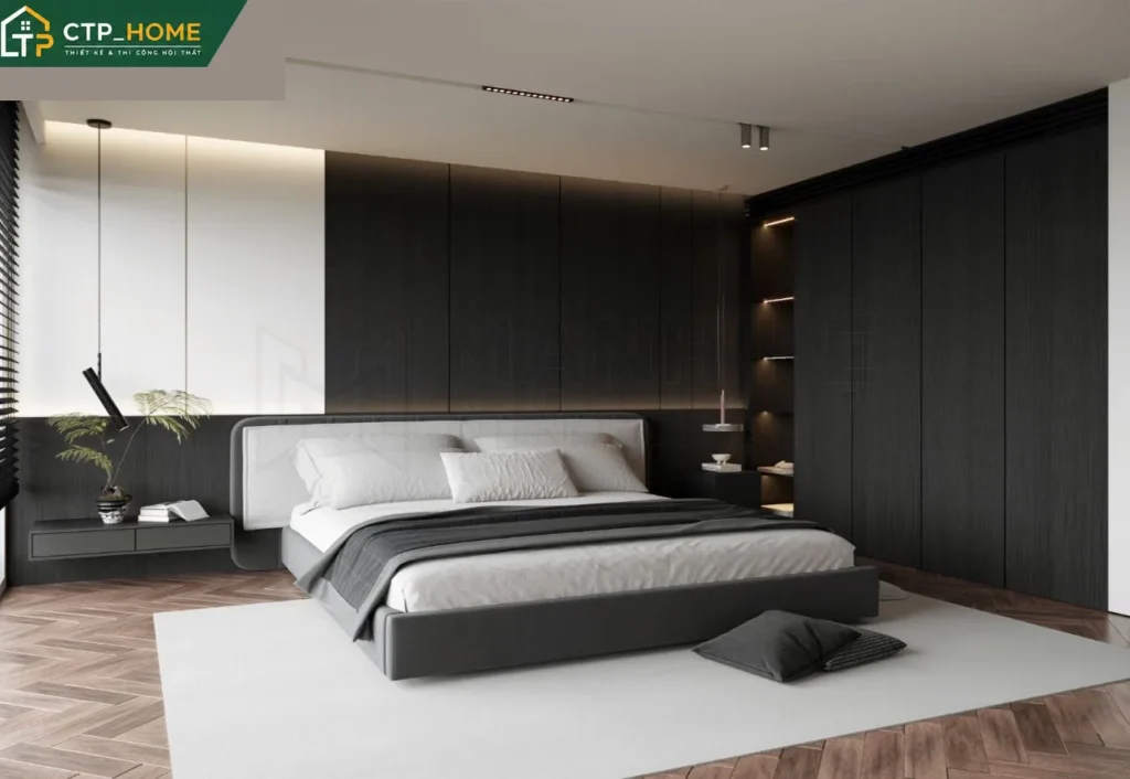 Thiết kế nội thất chung cư Sky Center 135m2 hiện đại – Chị Lê - Ảnh 4
