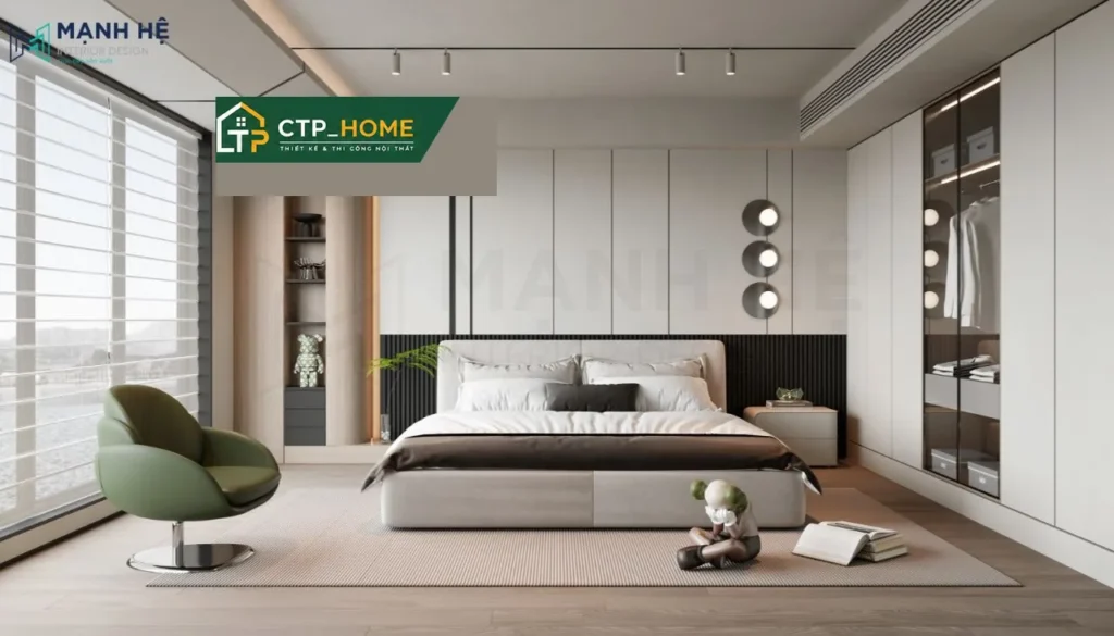 Thiết kế nội thất chung cư Sky Center 135m2 hiện đại – Chị Lê - Ảnh 6