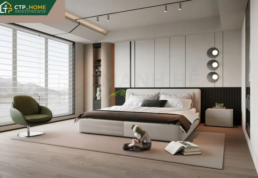 Thiết kế nội thất chung cư Sky Center 135m2 hiện đại – Chị Lê - Ảnh 8