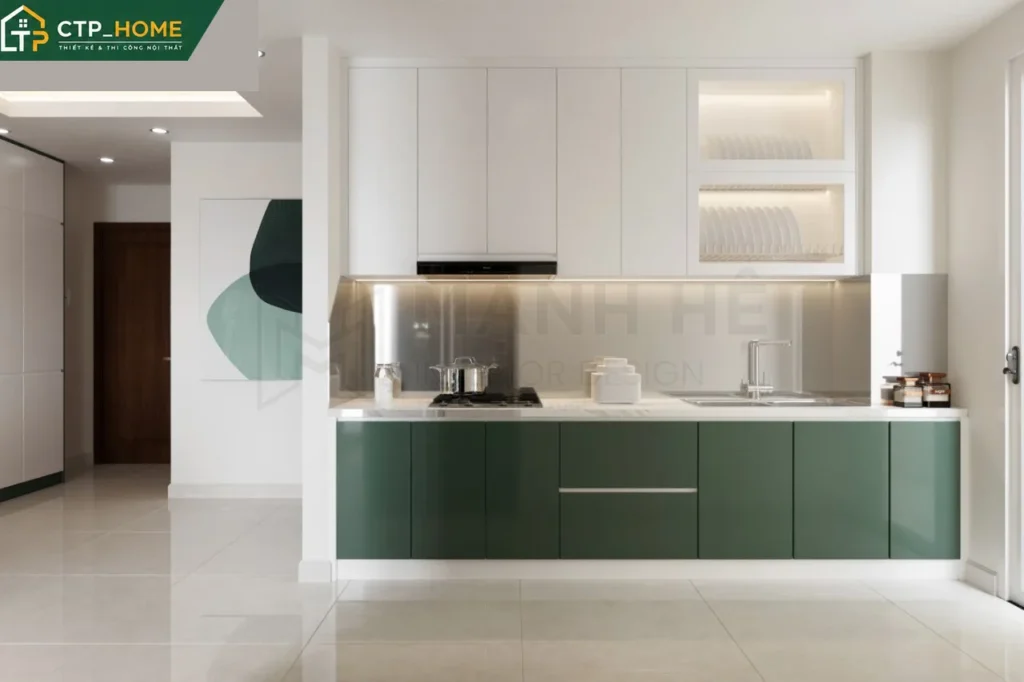 Thiết kế nội thất chung cư Sky Center 74m2 2 phòng ngủ hiện đại tại TP.HCM - Ảnh 5