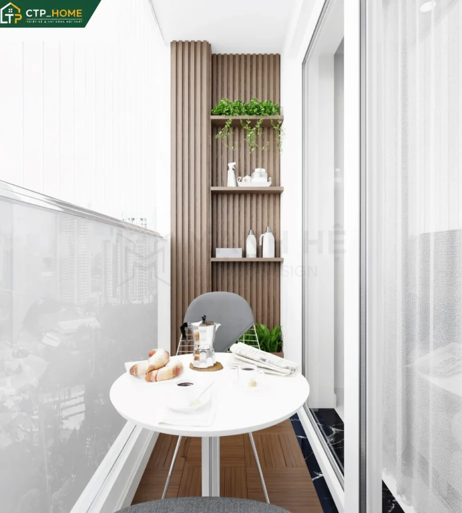 Thiết kế nội thất chung cư Sky Center 74m2 2 phòng ngủ hiện đại tại TP.HCM - Ảnh 7