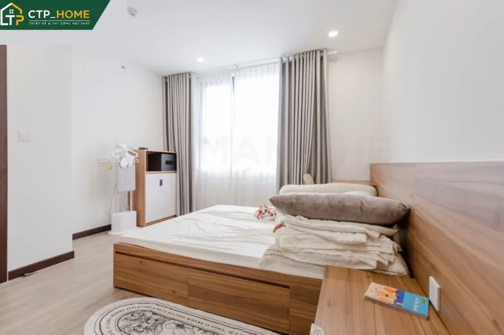 Thiết kế nội thất căn hộ Sky View Bình Dương 95m2 3 phòng ngủ hiện đại - Ảnh 8