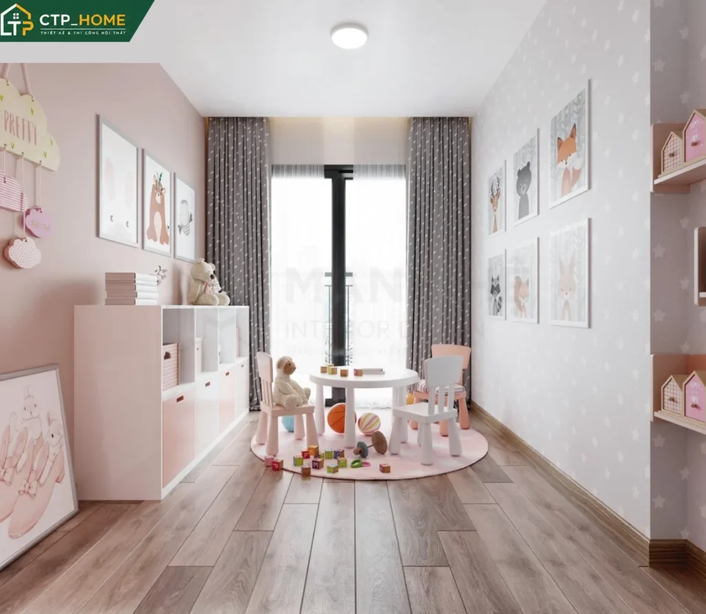 Thiết kế nội thất chung cư Sora Garden 2 – 84m2 hiện đại tinh tế - Ảnh 9