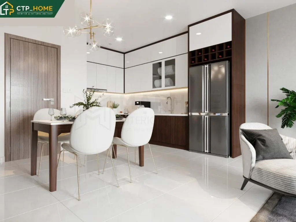 Thiết kế nội thất chung cư Sora Garden 2 – 84m2 hiện đại tinh tế - Ảnh 3