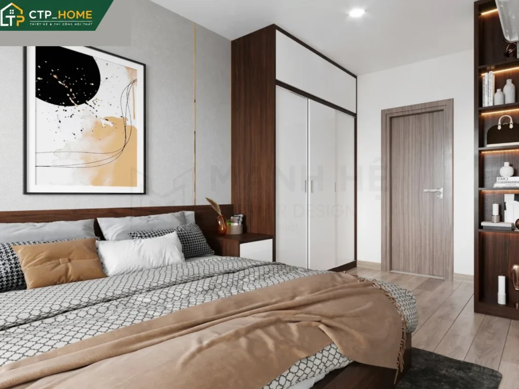 Thiết kế nội thất chung cư Sora Garden 2 – 84m2 hiện đại tinh tế - Ảnh 5