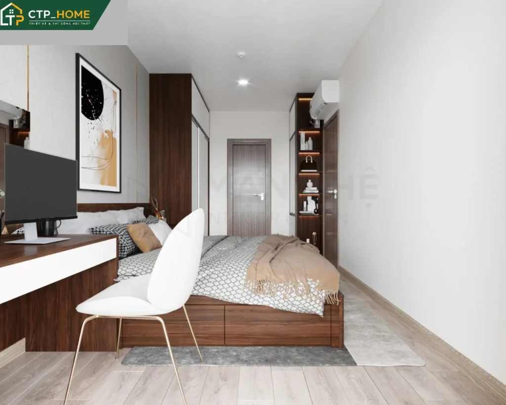 Thiết kế nội thất chung cư Sora Garden 2 – 84m2 hiện đại tinh tế - Ảnh 7