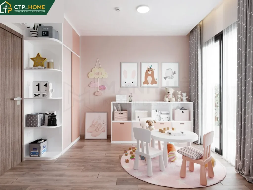 Thiết kế nội thất chung cư Sora Garden 2 – 84m2 hiện đại tinh tế - Ảnh 8