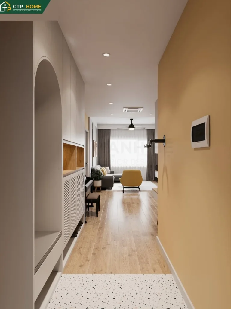 Thiết kế nội thất chung cư Sunrise Riverside 72m2 hiện đại cho anh Sinh - Ảnh 7