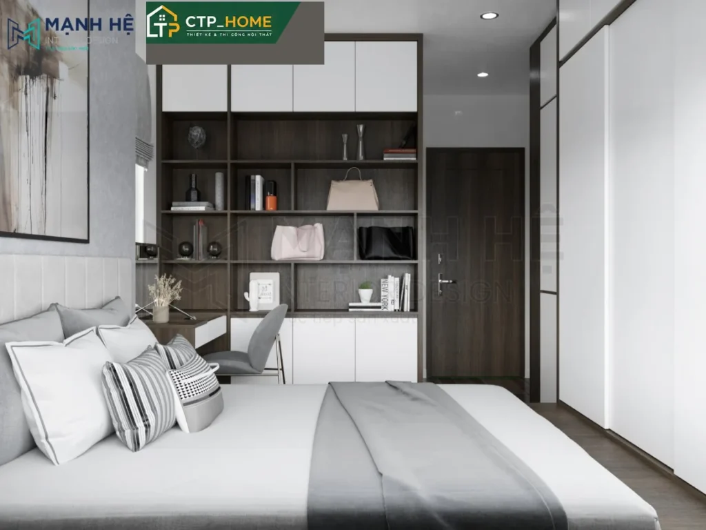 Thiết kế nội thất chung cư Sunrise Riverside 95m2 hiện đại cho chị Yến - Ảnh 4