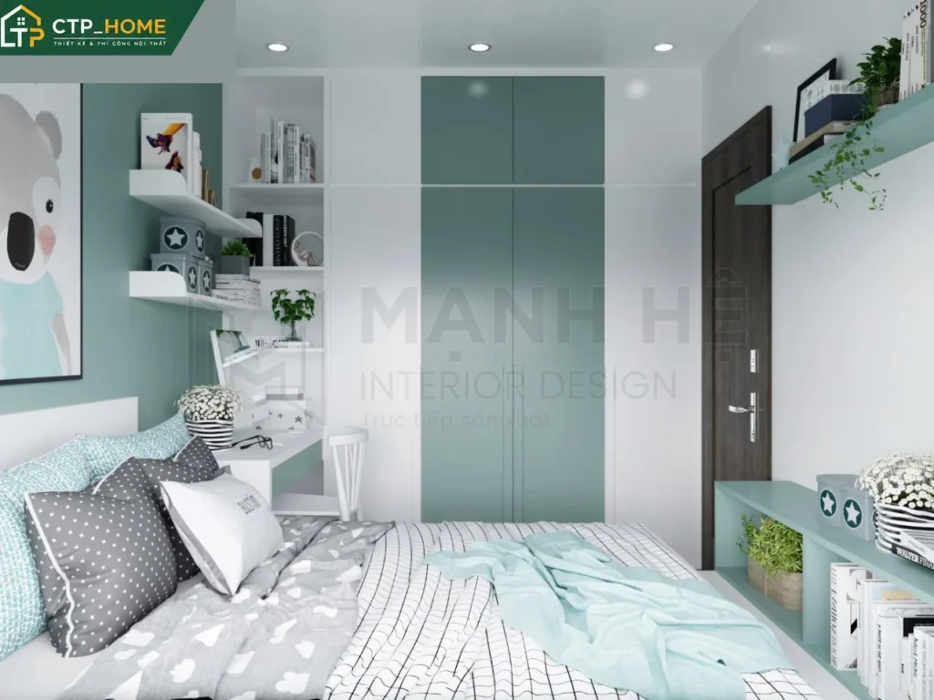 Thiết kế nội thất chung cư Sunrise Riverside 95m2 hiện đại cho chị Yến - Ảnh 5