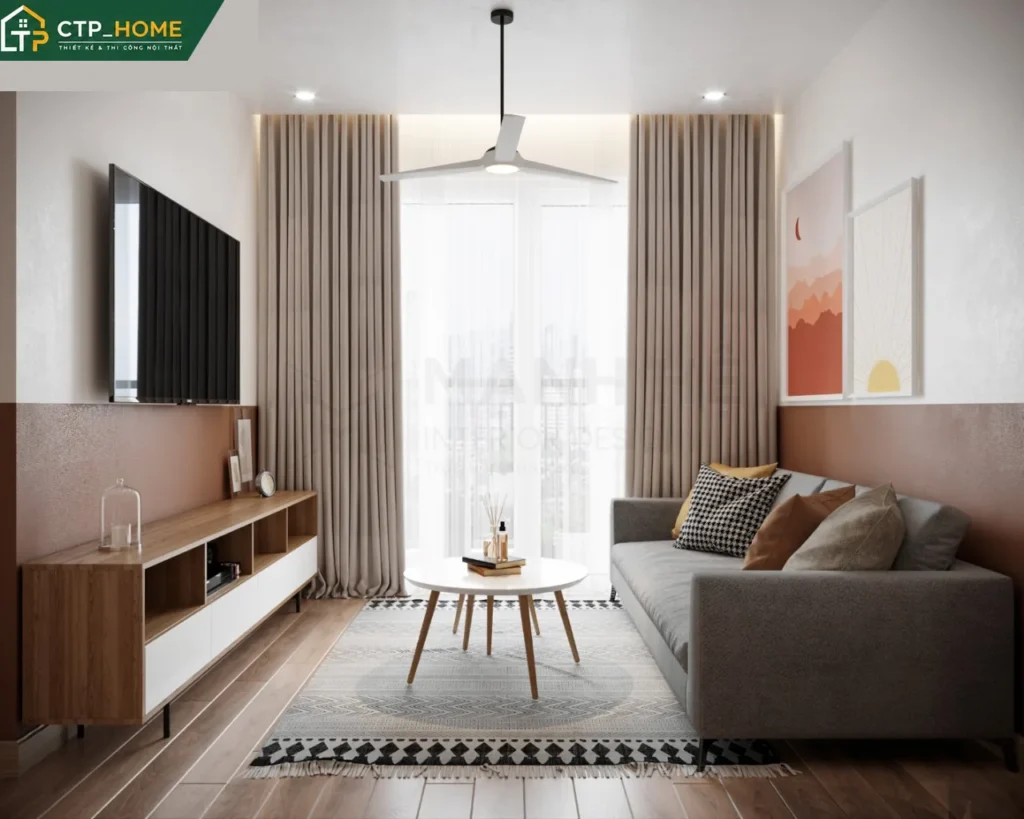 Thiết kế nội thất chung cư Sunrise Riverside 72m2 hiện đại – CTP_HOME - Ảnh 1