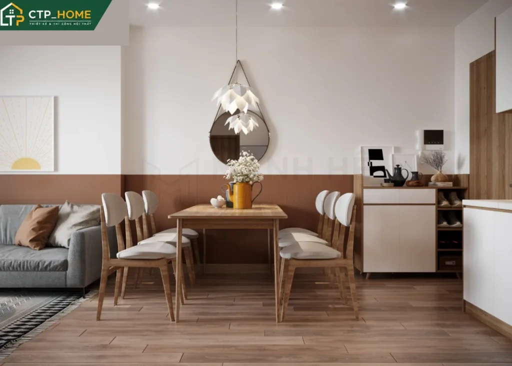 Thiết kế nội thất chung cư Sunrise Riverside 72m2 hiện đại – CTP_HOME - Ảnh 3
