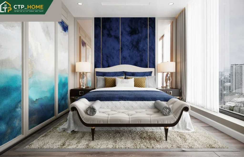 Thiết kế nội thất chung cư Sunwah Pearl 123m2 hiện đại tại Quận 2 - Ảnh 4